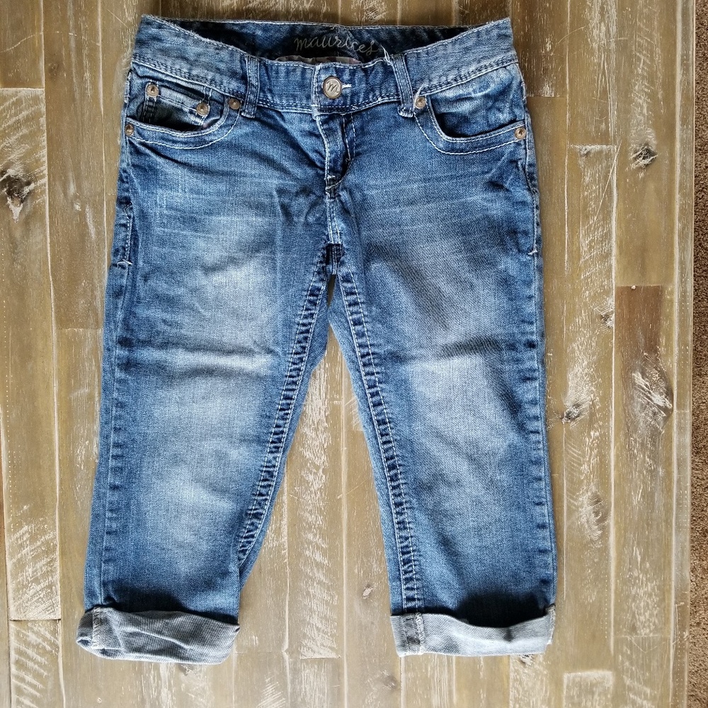 Maurice's 3/4 jean capris